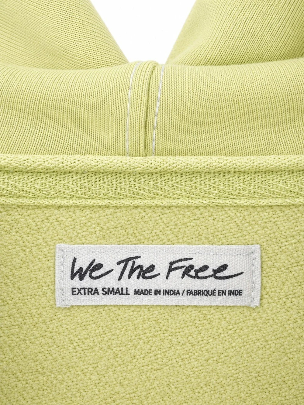 We The Free "Made" Floral Embroidered Hoodie XS Oversized Boho Sweatshirt FP - Picture 7 of 13